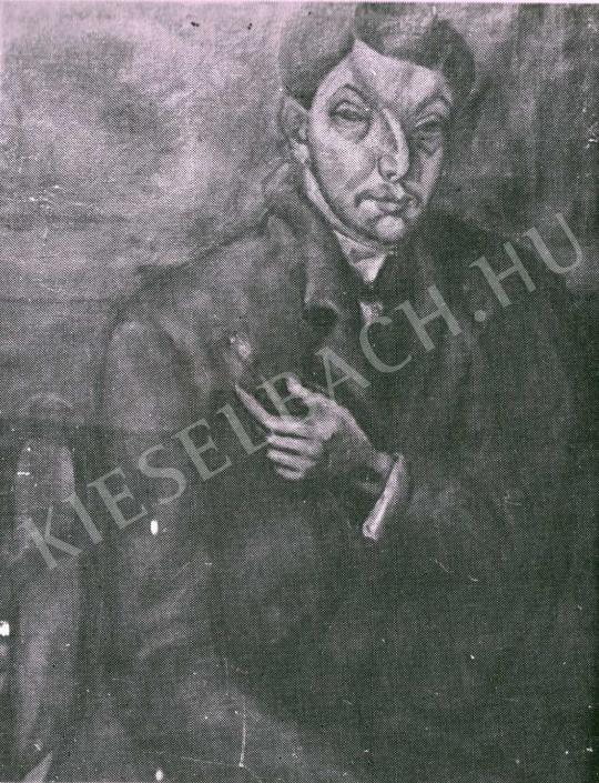 Tihanyi Lajos - Önarckép, 1911 körül festménye