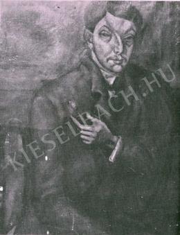 Tihanyi Lajos - Önarckép, 1911 körül 