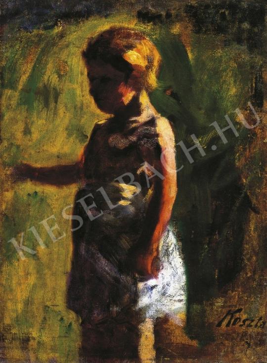  Koszta, József - Girl, c. 1910 painting