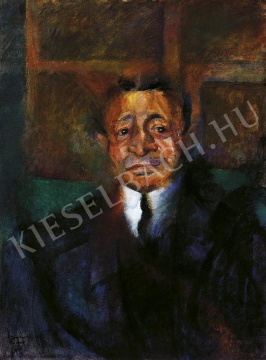 Berény, Róbert - Portrait of Ignotus, 1912 painting