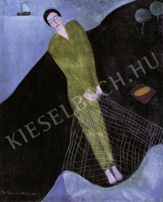  B. Bélaváry, Alice - Woman with a Net, 1929 painting