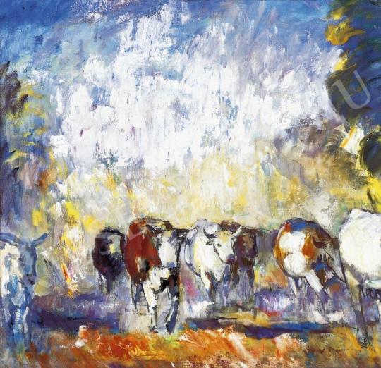  Iványi Grünwald, Béla - Homeward Bound (Cows), 1929 painting