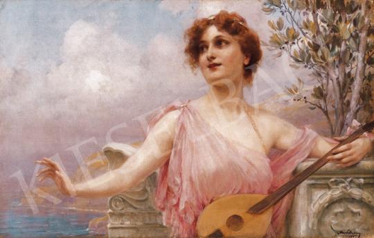 Schramm, Alois Hans - Woman with Guitar | 19th Auction auction / 190 Lot