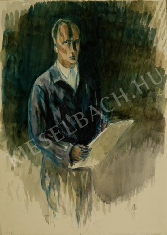  Bernáth, Aurél - Self Portrait painting