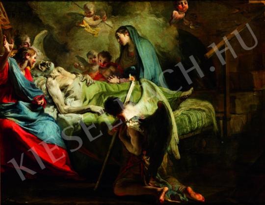  Pittoni, Giovanni Battista - The Death of St. Joseph painting