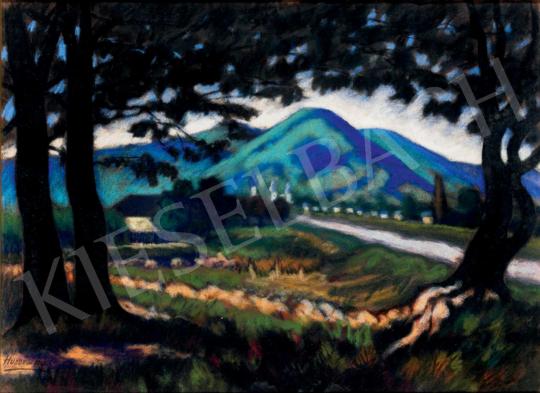 Husovszky, János - Landscape in Nagybánya with the Kereszthegy | 40th Auction auction / 102 Lot
