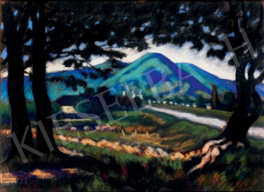 Husovszky, János - Landscape in Nagybánya with the Kereszthegy | 40th Auction auction / 102 Lot