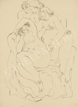  Kádár, Béla - Nudes on Drapery 