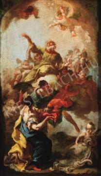  Kracker, Johann Lucas - The Glorification of St. Paul the Hermit painting