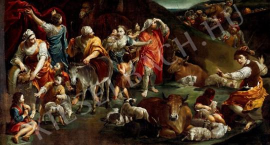  Crespi, Giuseppe Maria - Rachel hides god of Laban's house painting