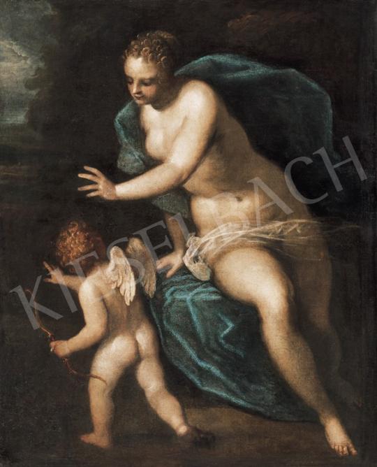  Jacopo Tintoretto (1518-1594) műhelye - Vénusz és Ámor | 19. Aukció aukció / 195 tétel