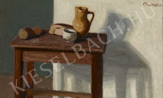  Barcsay, Jenő - Still-life with Yellow jar (Still-life with Jar), 1957 painting