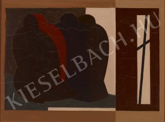  Barcsay, Jenő - Passing (Version of the work, called Worry), 1975 painting