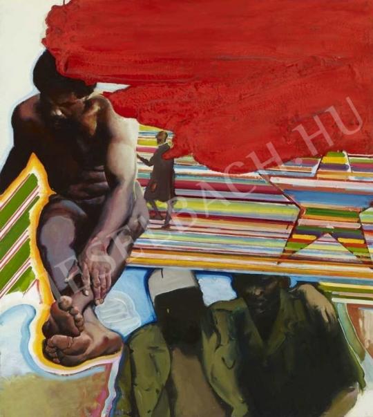 Konkoly Gyula - Oh Afrika (Ne menjetek oda!), 1966 festménye