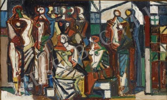  Barcsay, Jenő - Bozzetto per Composizione, 1963 painting