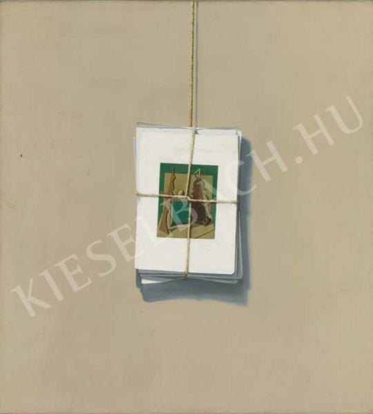 Lakner László - Morandi, 1973 festménye