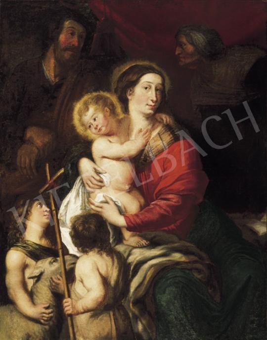 Ismeretlen flamand festő, 17. század - Szent Család | 19. Aukció aukció / 203 tétel