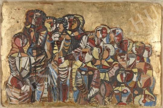  Barcsay Jenő - Mozaikterv, 1963 festménye
