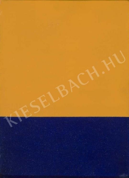  Korniss, Dezső - Orange and blue, 1954 painting