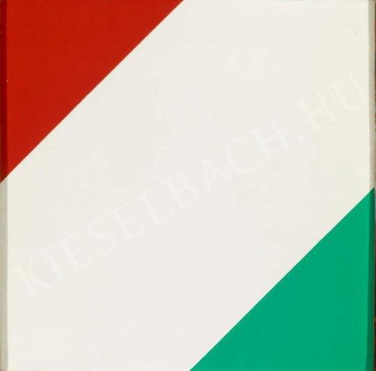  Korniss, Dezső - Flag Triptych I., 1972 painting