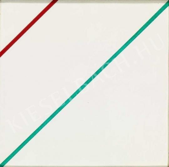  Korniss, Dezső - Flag Triptych II., 1972 painting