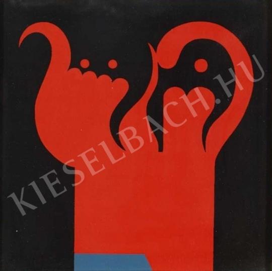  Korniss, Dezső - Muggers III., 1977 painting