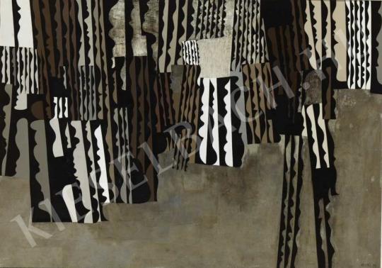  Keserü, Ilona - Silvery picture (City), 1964 painting