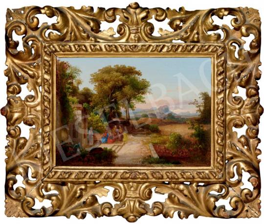 Id. Markó, Károly sr. - Scene in Italian Landscape | 40th Auction auction / 1 Lot