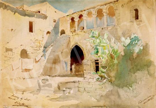  Mednyánszky, László - Sunny Yard (Taormina Sicília) | 40th Auction auction / 5 Lot