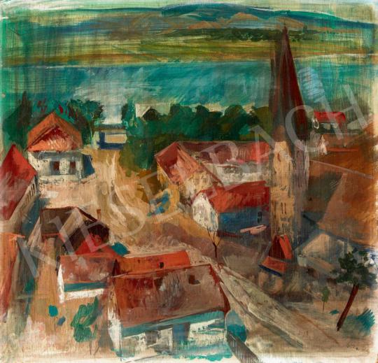 Szőnyi, István - Zebegény view with River Danube | 40th Auction auction / 8 Lot