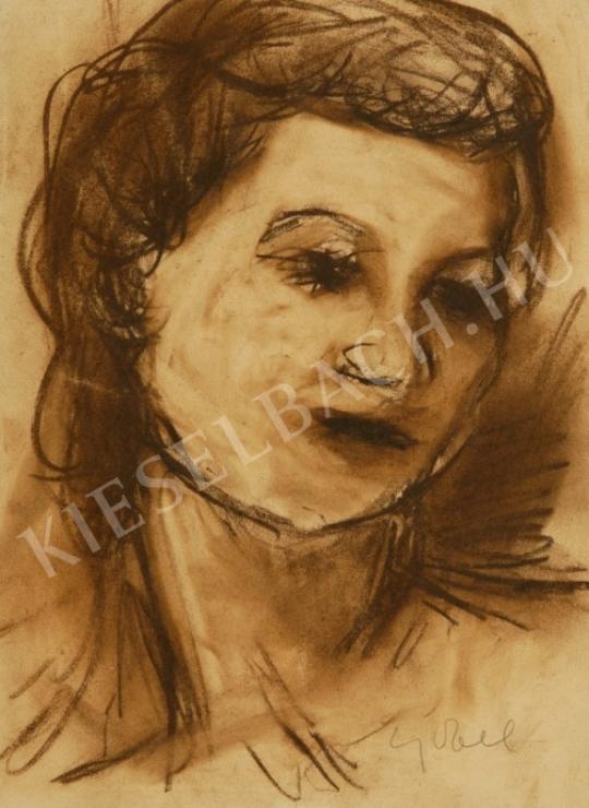  Czóbel Béla - Női fej festménye