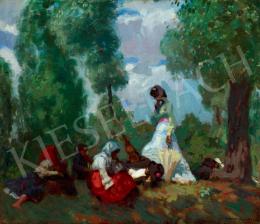  Iványi Grünwald, Béla - In the Open-Air (c. 1905)