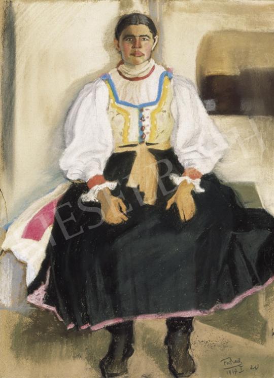  Farkas, István - Girl in National Costume | 19th Auction auction / 214 Lot