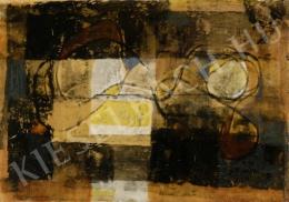 Gyarmathy, Tihamér - Composition with Lying Figure (1969)