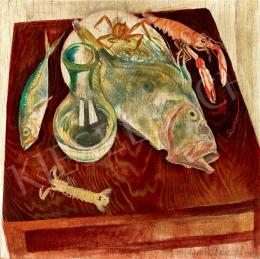  Szabó, Vladimir - Still-life with Fishes 