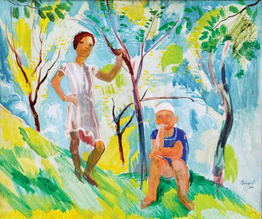  Szőnyi, István - Spring Garden (Daughter and Son) | 40th Auction auction / 52 Lot
