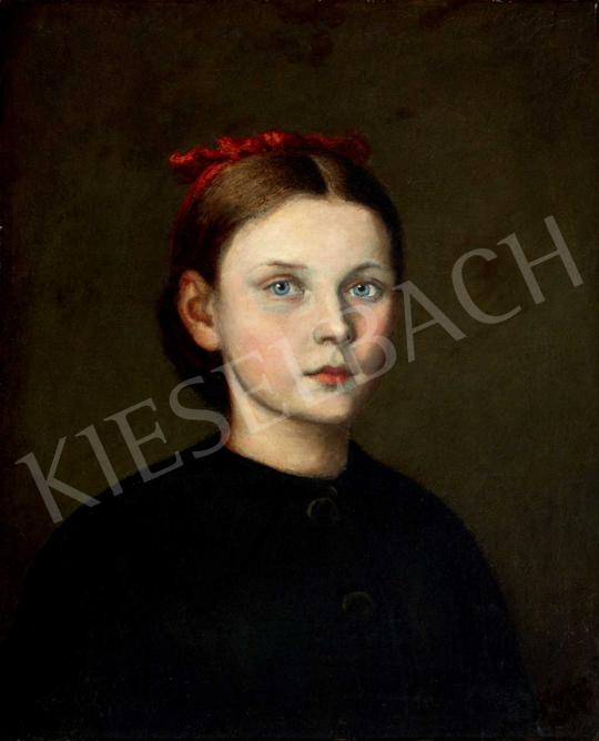  Benczúr, Gyula - Portrait of a Young Girl (Etelka Benczúr) | 40th Auction auction / 55 Lot