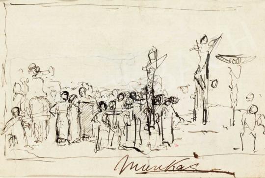  Munkácsy, Mihály - Sketch for the Golgota | 40th Auction auction / 56 Lot
