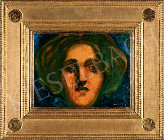  Ferenczy Károly - Női arckép (Hullámos hajú lány) | 40. Aukció aukció / 61 tétel