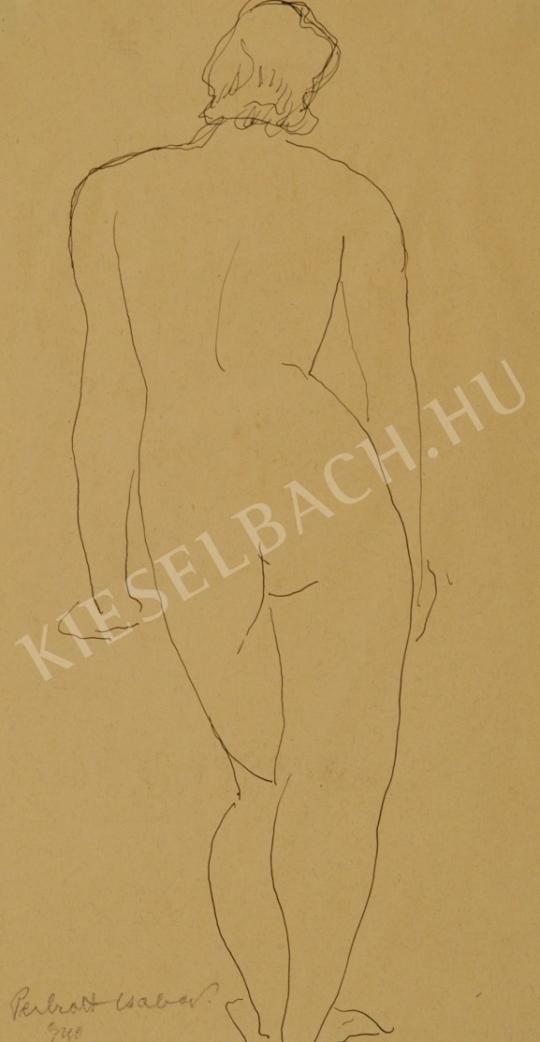  Perlrott Csaba, Vilmos - Female Nude painting