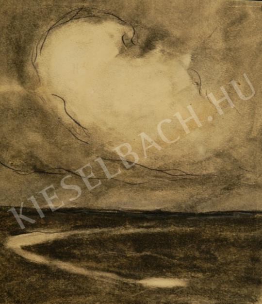  Rudnay Gyula - Alföldi viharos táj festménye