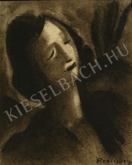  Ruzicskay György - Fiatal nő festménye