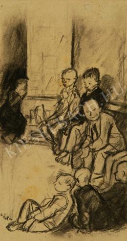 Vértes, Marcell - At the Stove 