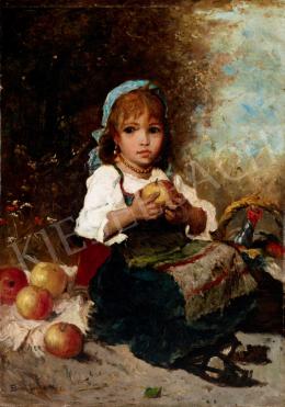 Bruck, Lajos - Girl wit Apples 