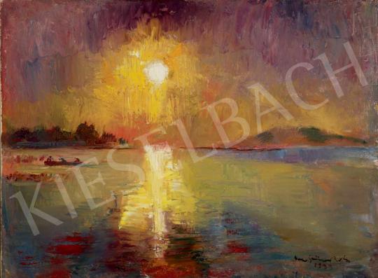  Iványi Grünwald, Béla - Lights on Lake Balaton | 40th Auction auction / 95 Lot