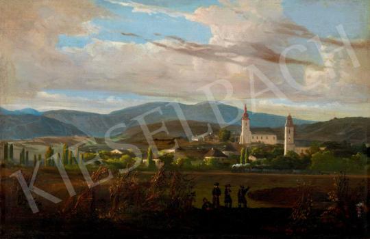  Jakobey, Károly - Landscape with Stean Engine by Tokaj (Tarcal) | 40th Auction auction / 114 Lot