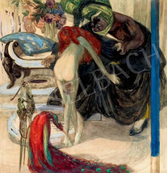 Bayros, Franz von - Nude with Peacock | 40th Auction auction / 181 Lot
