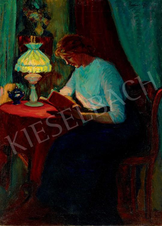 Kádár, Géza - Girl Reading | 40th Auction auction / 121 Lot