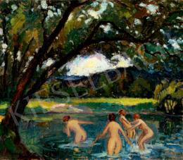 Balla, Béla - Bathers in Nagybánya 