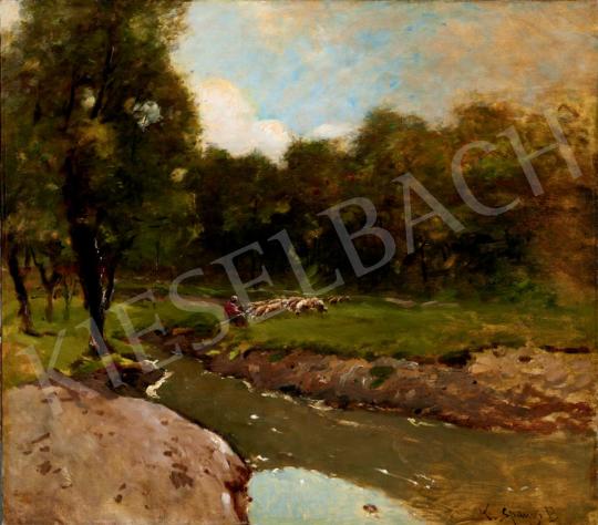 K. Spányi, Béla - By the Brook | 40th Auction auction / 130 Lot